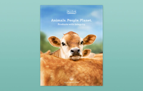 2022 Aurora Organic Dairy Sustainability Report Cover